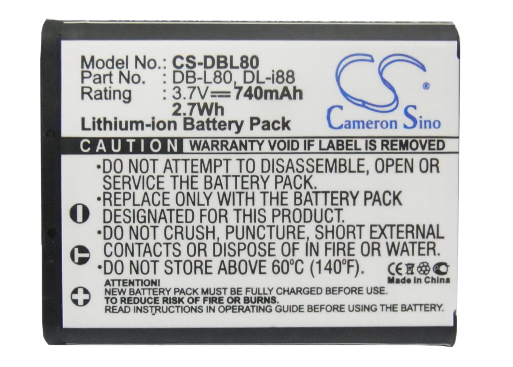 CAMILEO BW10 HD camera camcorder battery replacement rechargeable