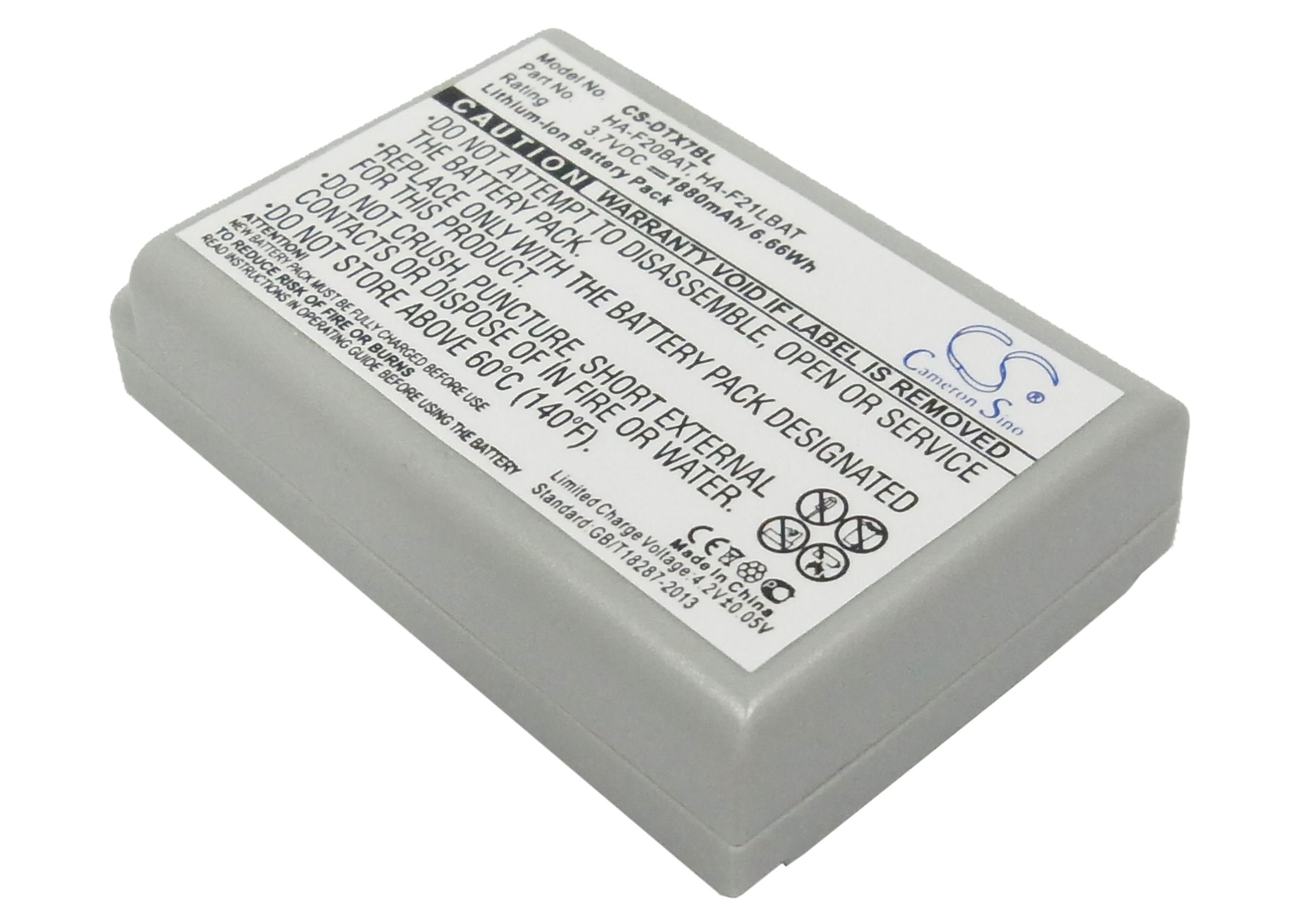 Casio DT X7 DT-X7M10E DT-X7M10R HA F21LBAT scanner battery