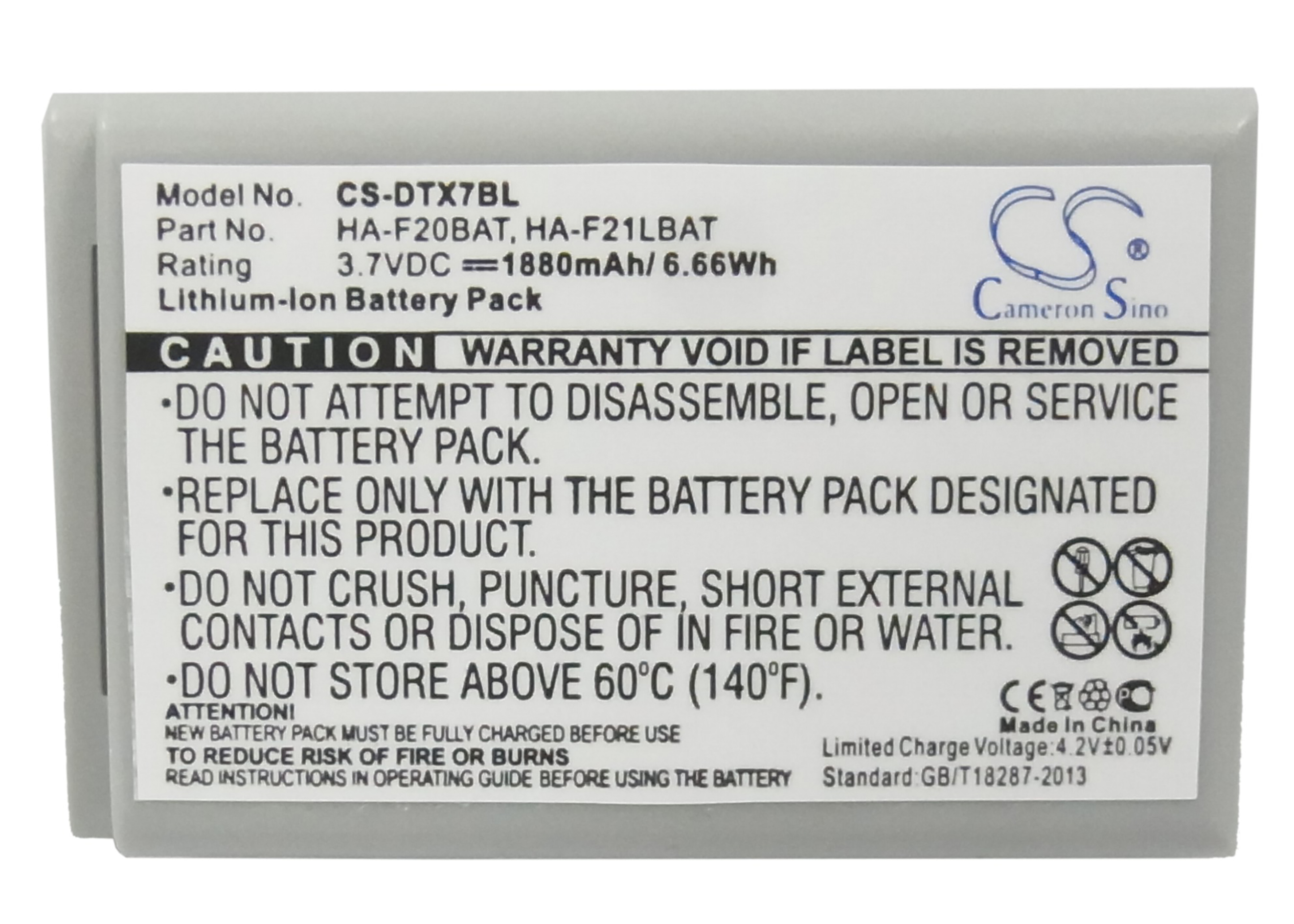 Casio DT X7 DT-X7M10E DT-X7M10R HA F21LBAT scanner battery