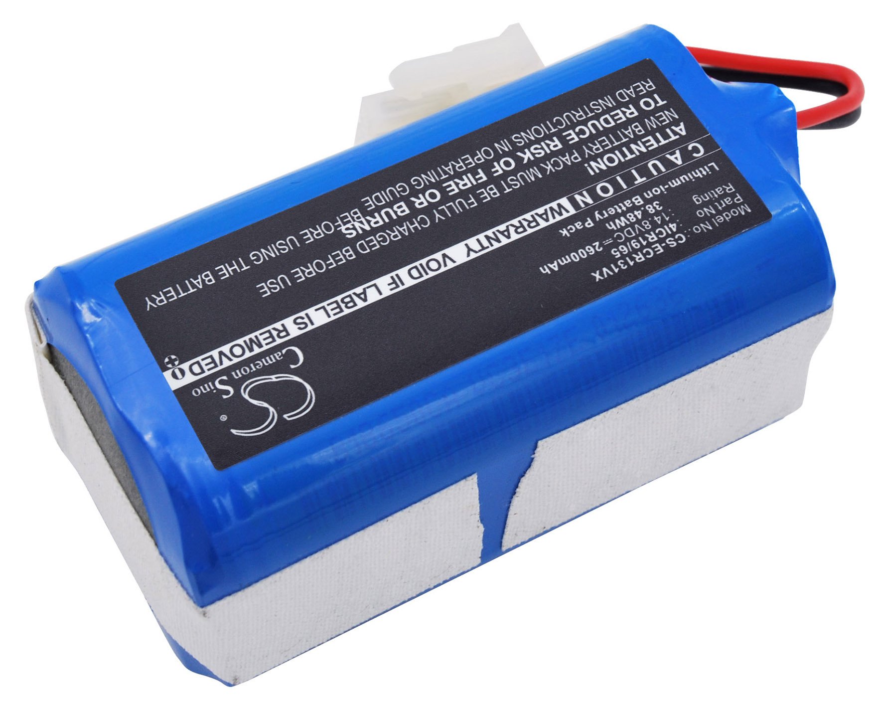Ecovacs 4ICR19/65 CEN 540 Vacuum battery 2600mAh Li-ion 14.8V