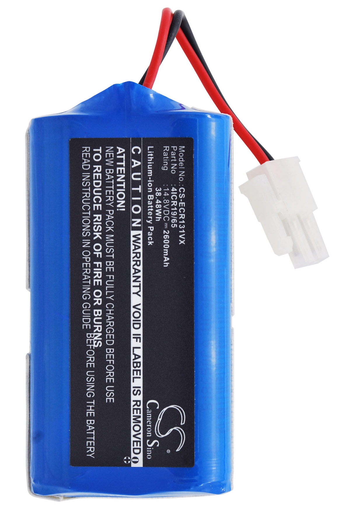 Ecovacs 4ICR19/65 CEN 540 Vacuum battery 2600mAh Li-ion 14.8V