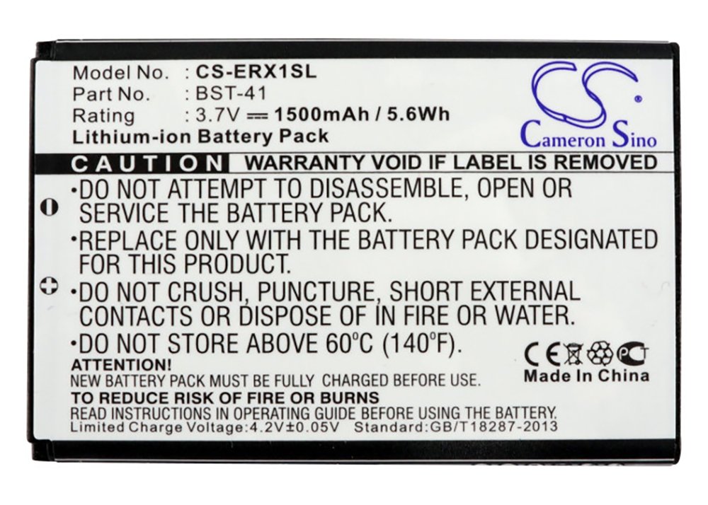 Sony Ericsson A8 A8i Aspen Faith Rachael X3 Xperia X1 X10 battery