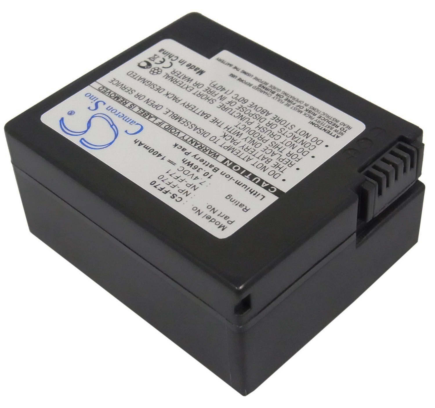 Sony NP-FF70 battery replacement & NP-FF71 NP-FF71S rechargeable