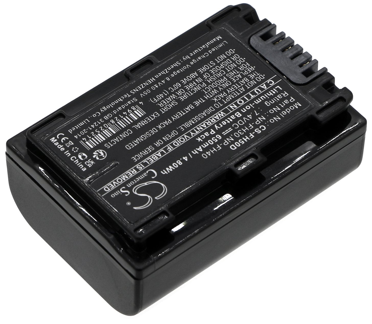 Sony NP FH30 FH40 FH50 NP-FH60 camera battery 650mAh 7.4V