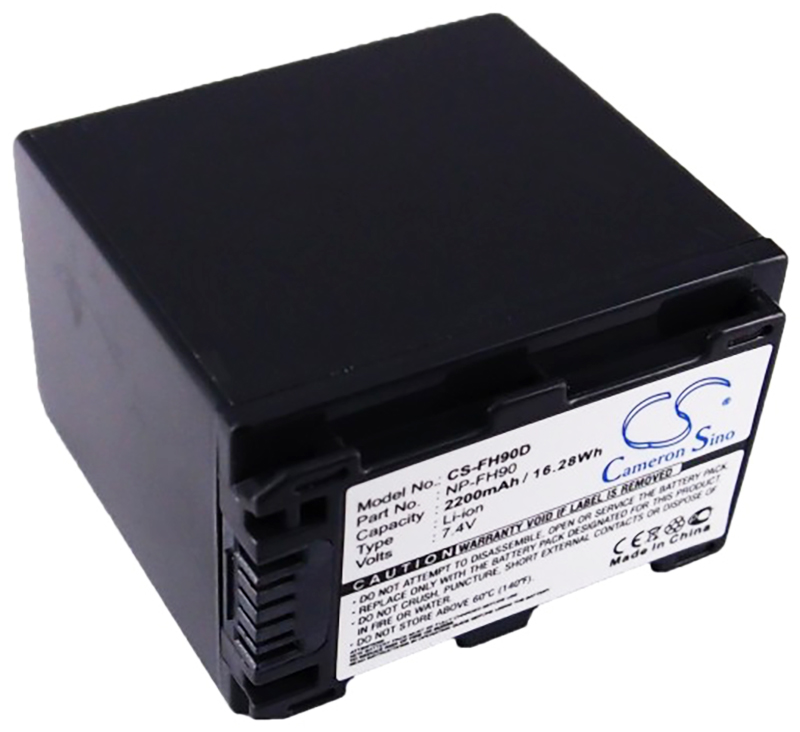 Sony NP-FH90 CR-HC51E DCR-DVD103 camera battery 2200mAh 7.4V