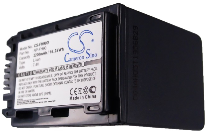 Sony NP-FH90 CR-HC51E DCR-DVD103 camera battery 2200mAh 7.4V