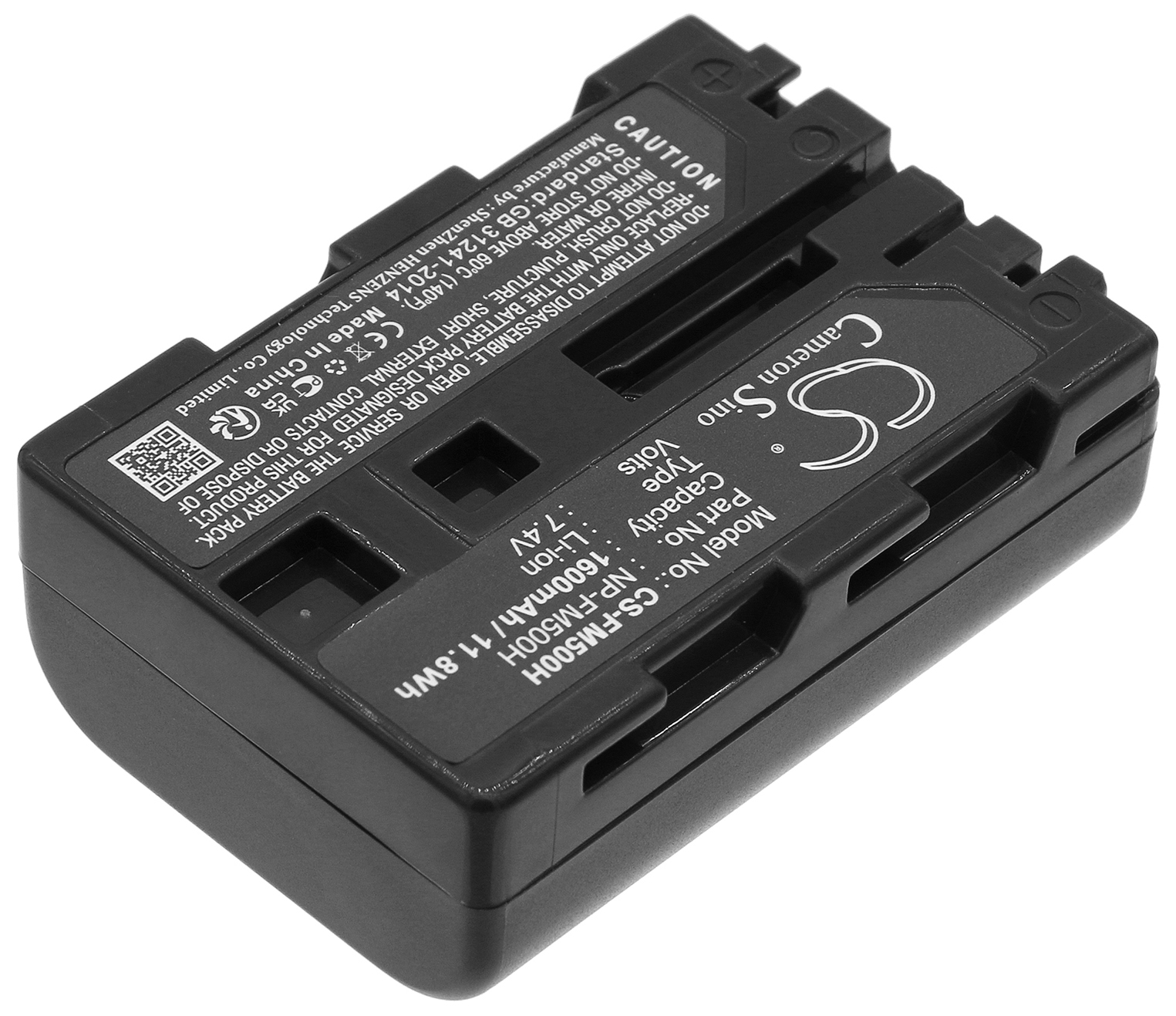 Sony NP-FM500H battery replacement camera 7.4v Li-ion 1600mAh