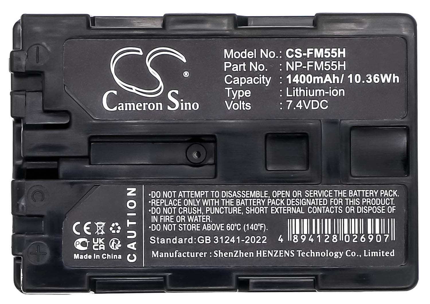 Sony NP-FM55H camera camcorder battery rechargeable replacement