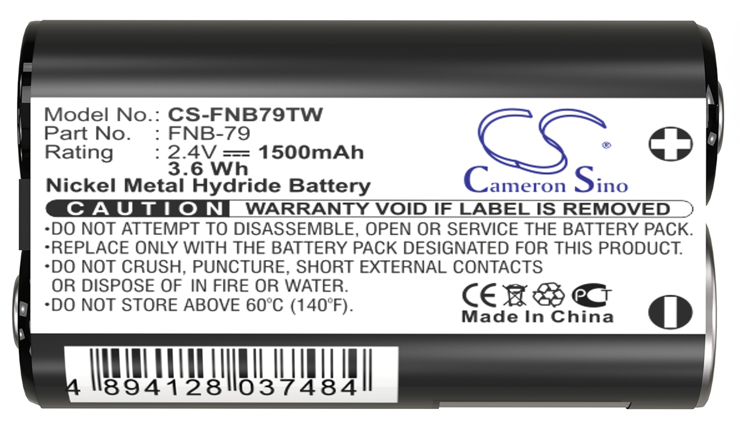 Yaesu VR-120, FNB-79 two-way-radio battery replacement
