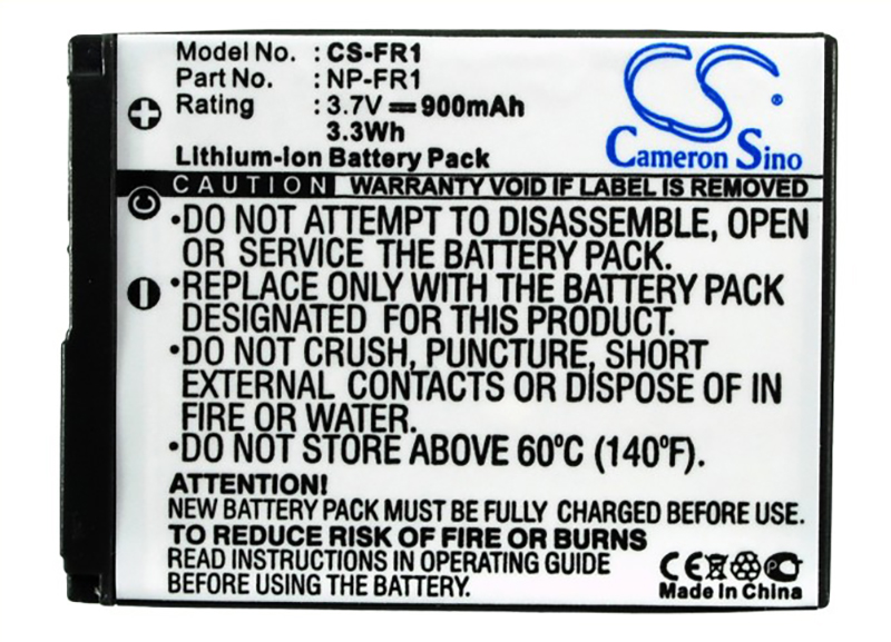 Sony NP-FR1 camera camcorder battery rechargeable replacement
