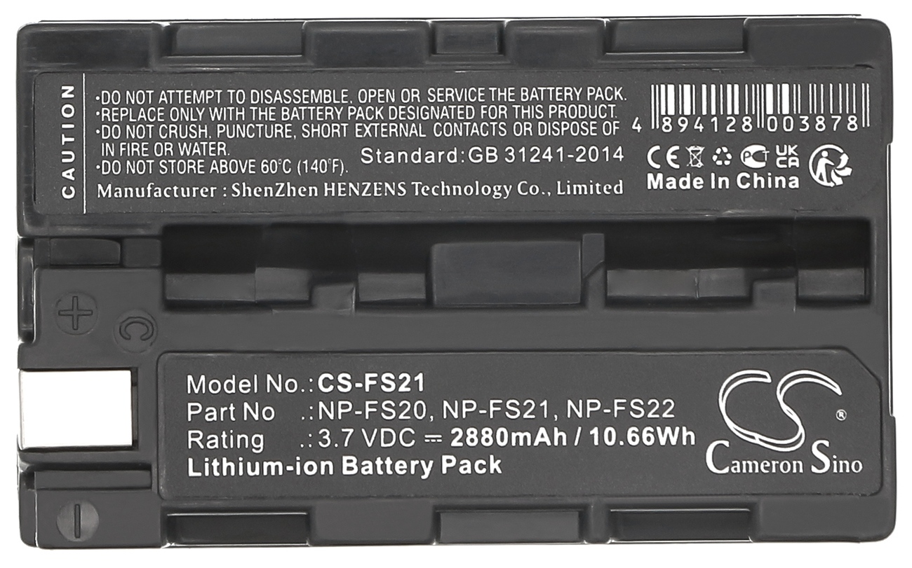 Sony NP-FS21 NPFS21 NP-FS20 NPFS20 replacement batteries