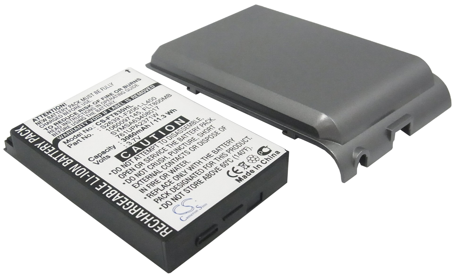 Fujitsu Siemens Loox T800 T810 T830 extended with cover battery