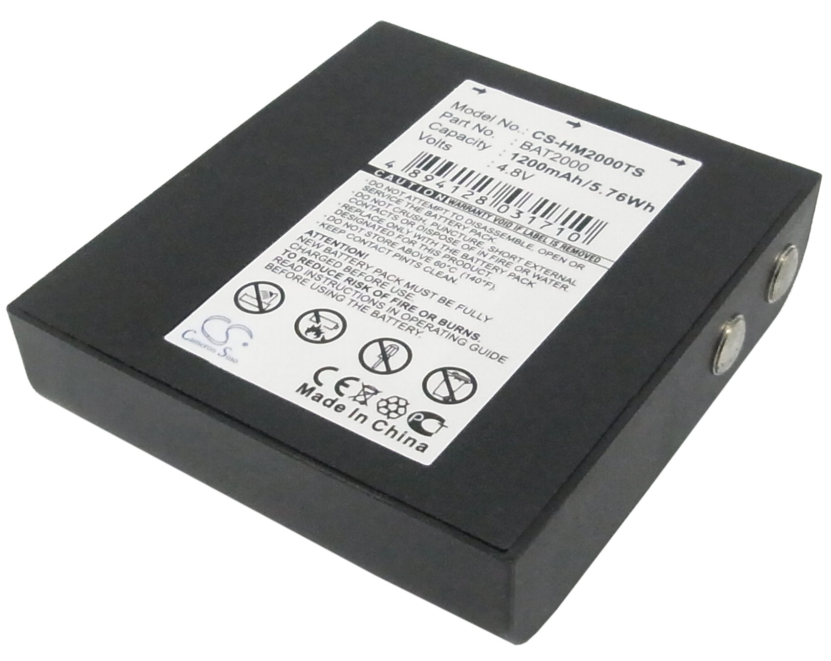 HME COM-2000 BAT2000 battery headset wireless