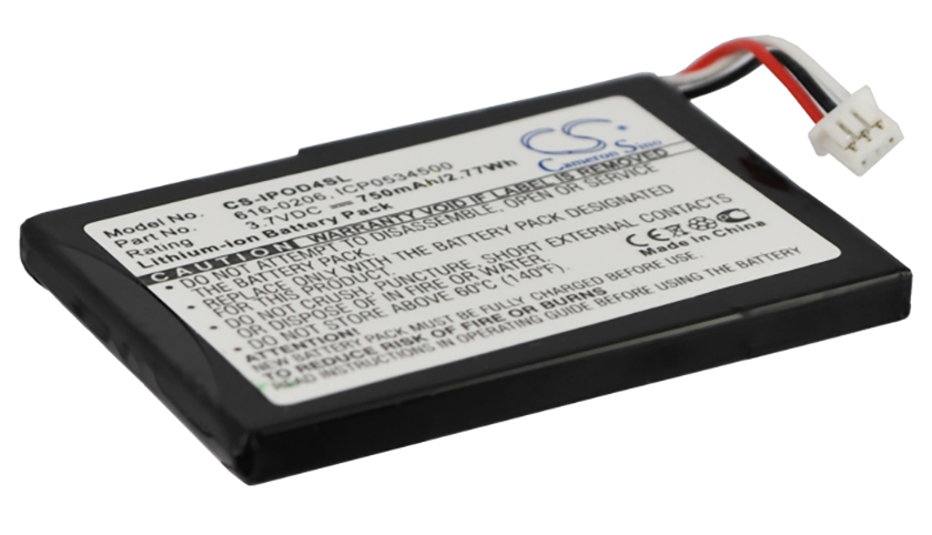 iPod-4th generation battery replacement 3.7v 750mAh