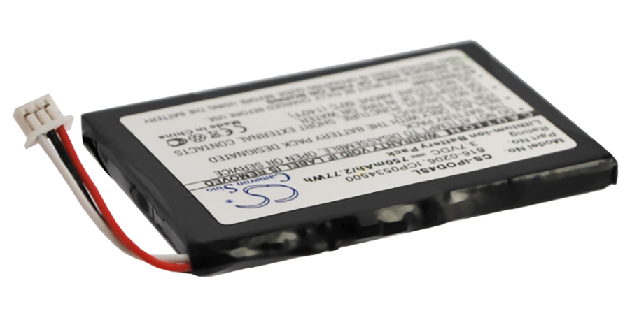 iPod-4th generation battery replacement 3.7v 750mAh