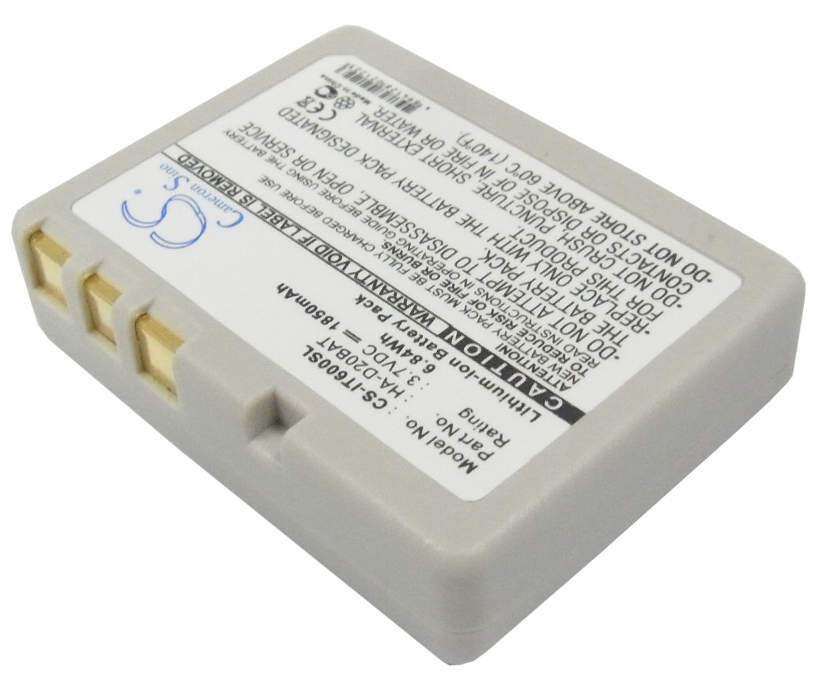 Casio battery replacement HD20BAT rechargeable scanner