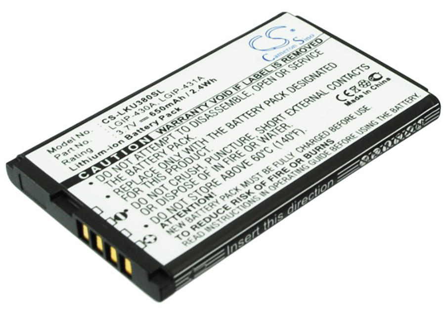 LG CP150 G100 GB102 GB130 battery replacement rechargeable