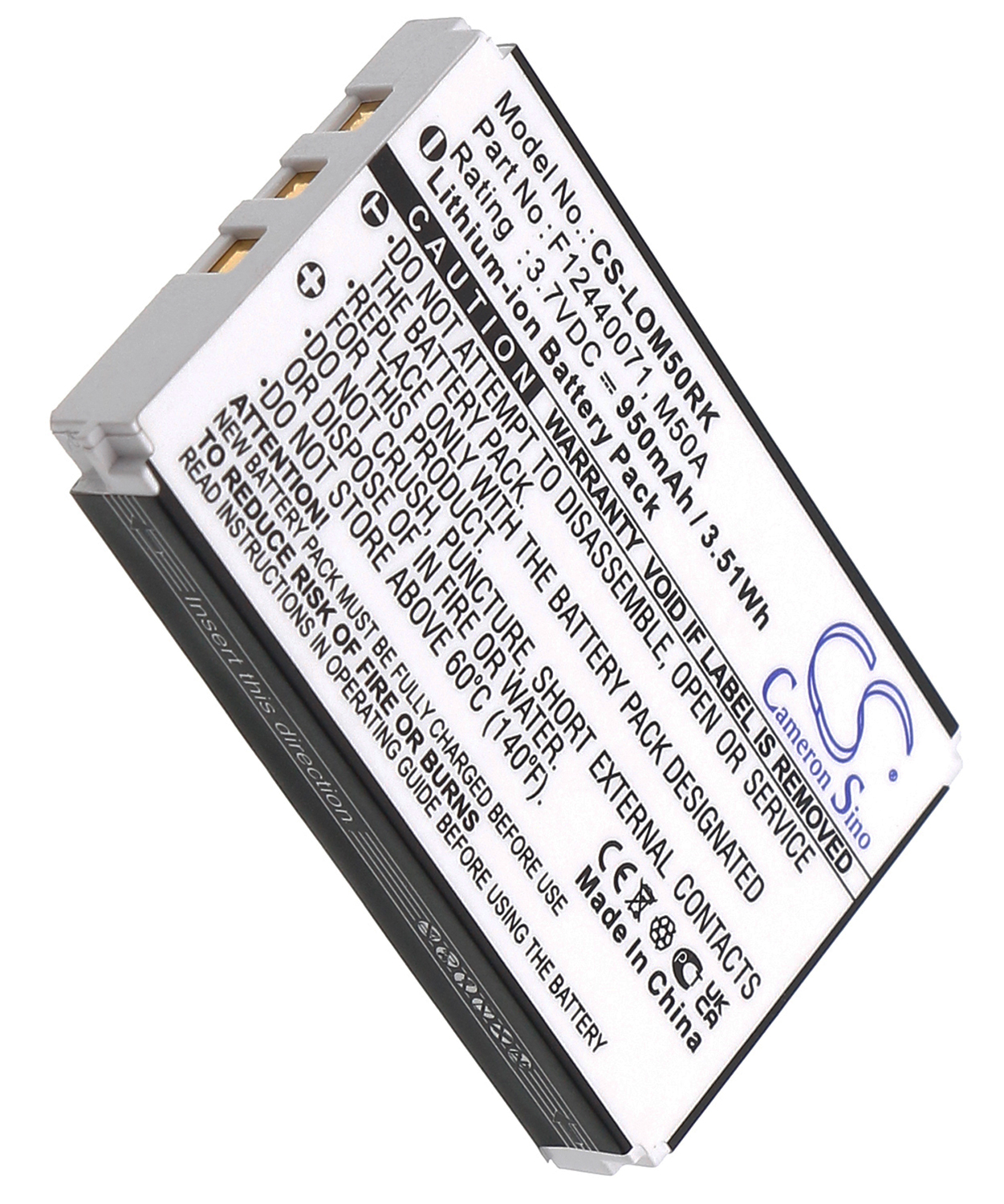 Logitech diNovo Edge Mini battery Y-RAY81 190304-2004 F12440071