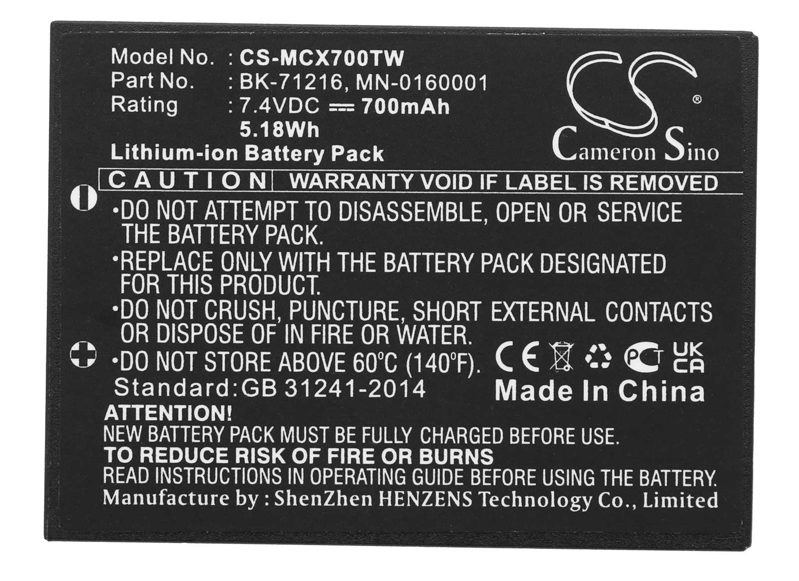 Microtalk LI4900-2-WX battery 18-Mile with weather two way radio