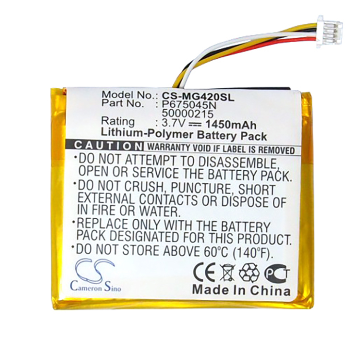 Typhoon-MyGuide-4200 4228 WE 50000215 P675045N PND4220 battery