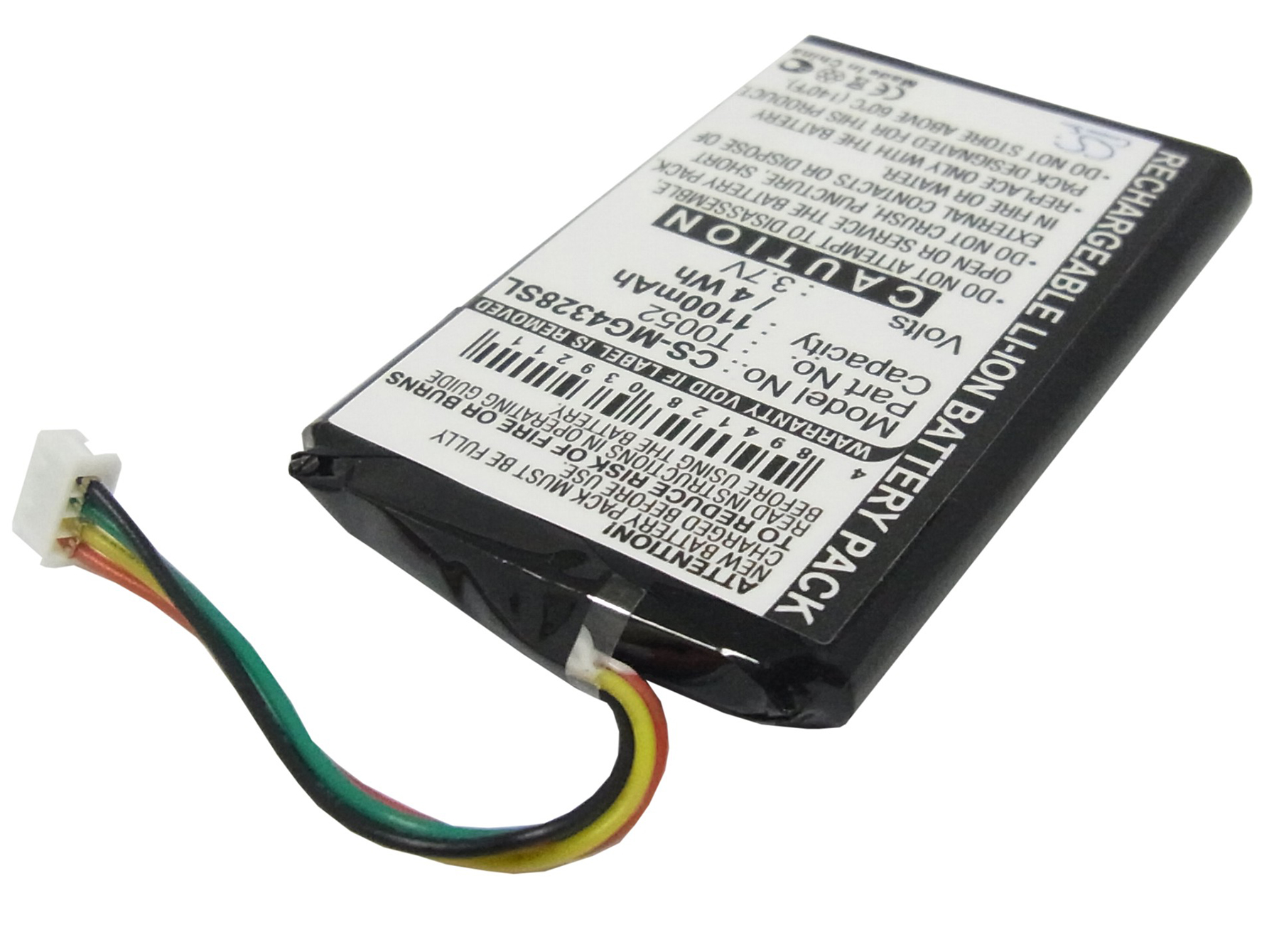 Typhoon-Myguide-4328 battery 4328-BT sat-nav CM-2 M10A