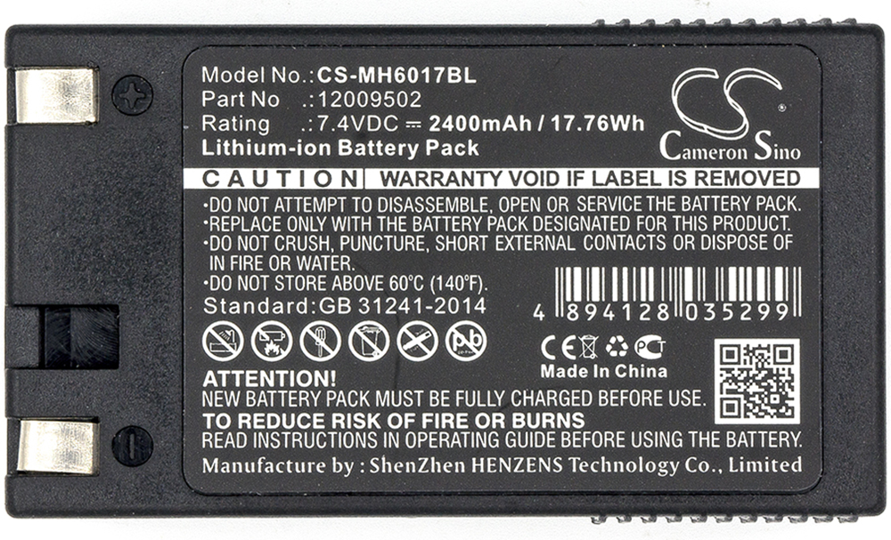 Monarch 6017 Handiprint 6032 Pathfinder 6039 9460 Sierra battery