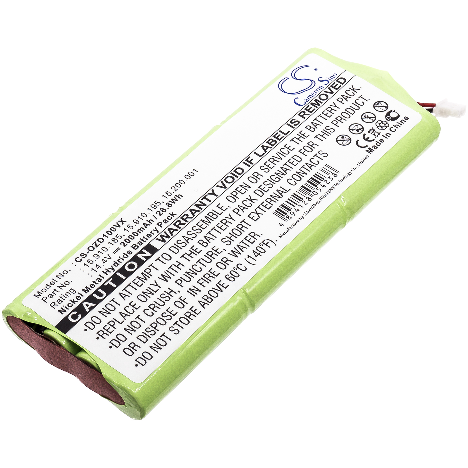 Ozroll ODS Controller Smart Drive battery 2000mAh Ni-MH 14.4V