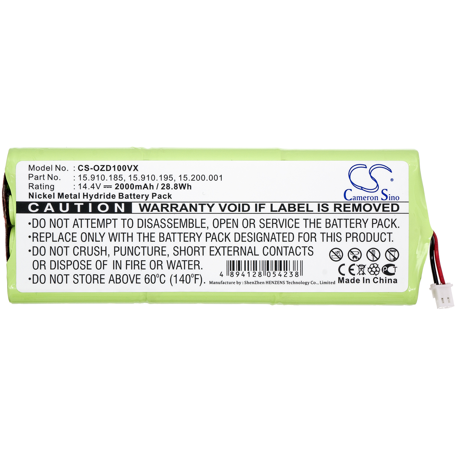 Ozroll ODS Controller Smart Drive battery 2000mAh Ni-MH 14.4V