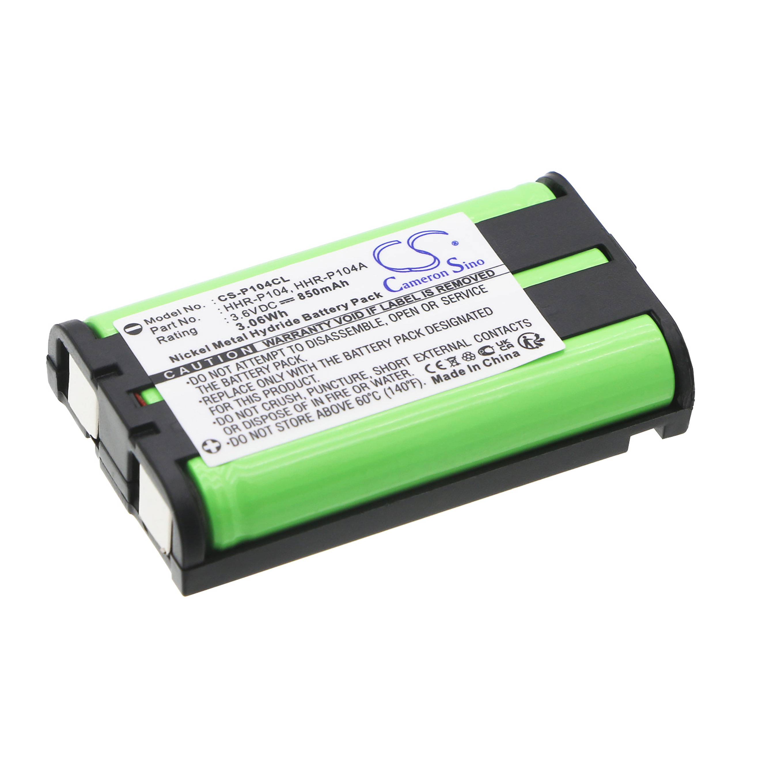 Radio-Shack 23-968 43-9024 battery replacement rechargeable