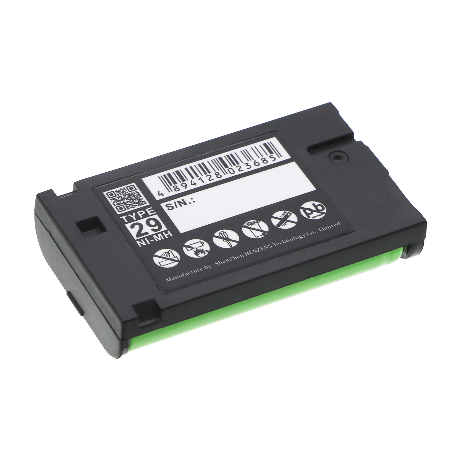 Radio-Shack 23-968 43-9024 battery replacement rechargeable