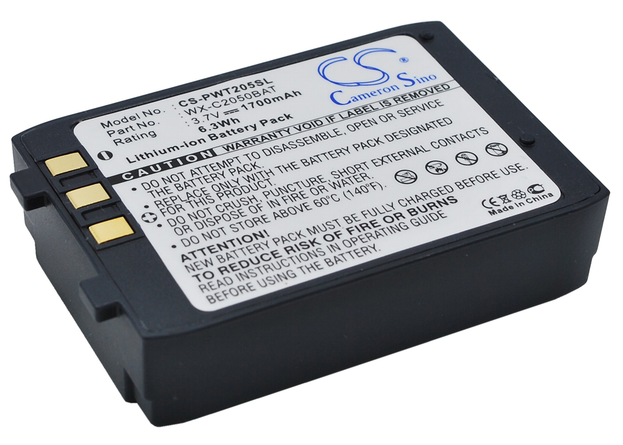 Panasonic Attune Aio battery 2050 WX-CT2050 2050BAT WX-C2050BAT