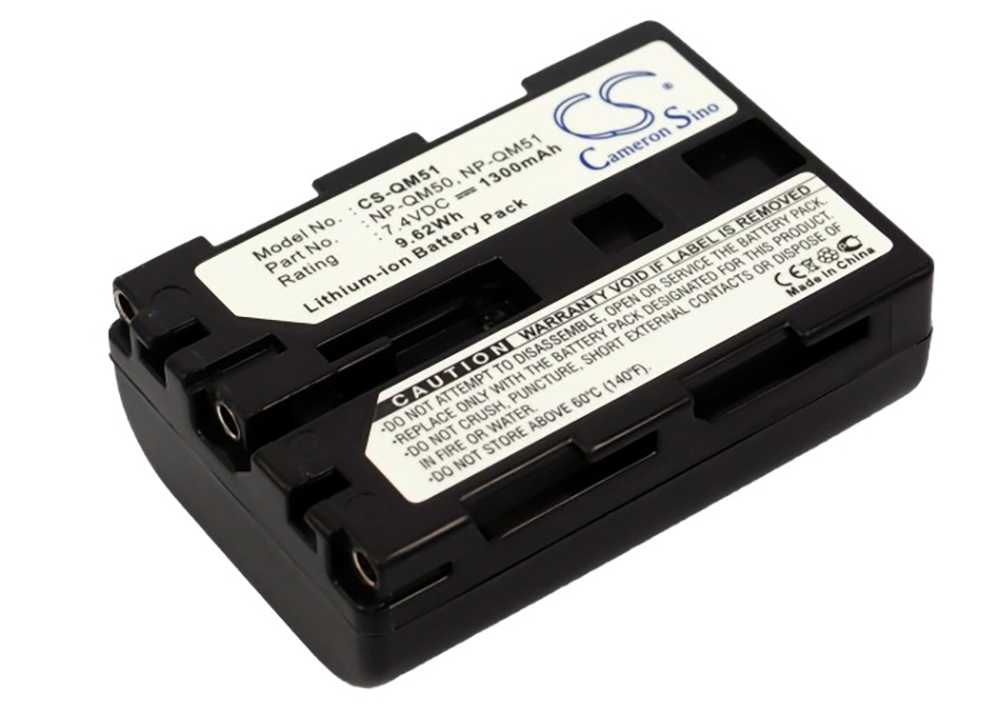 Sony NP-QM50 NP-QM51 replacement battery rechargeable