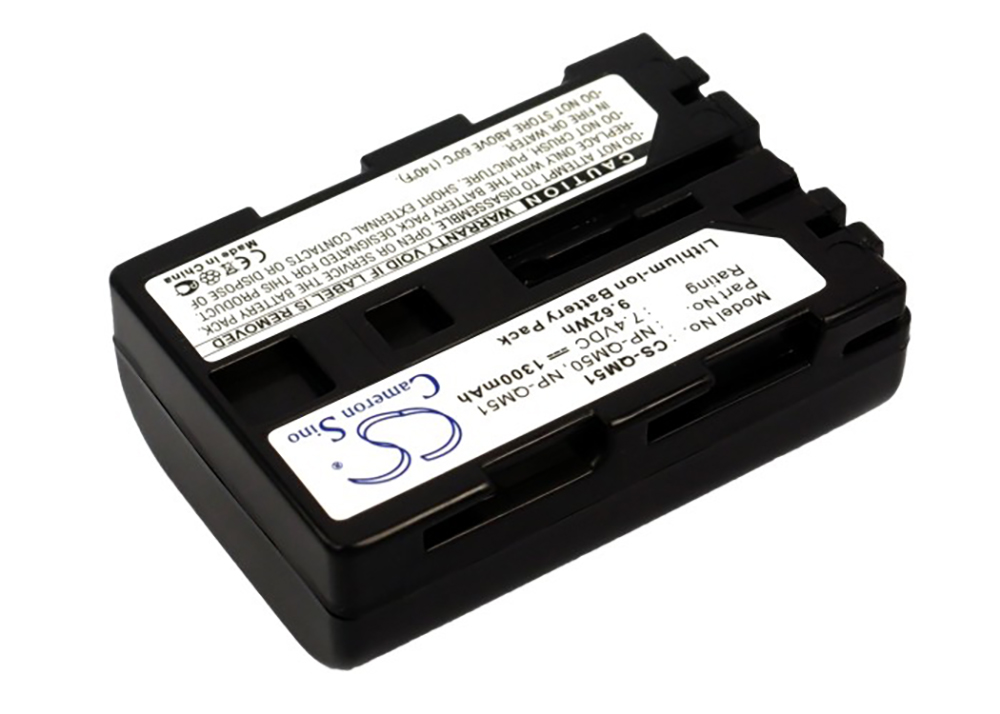Sony NP-QM50 NP-QM51 replacement battery rechargeable