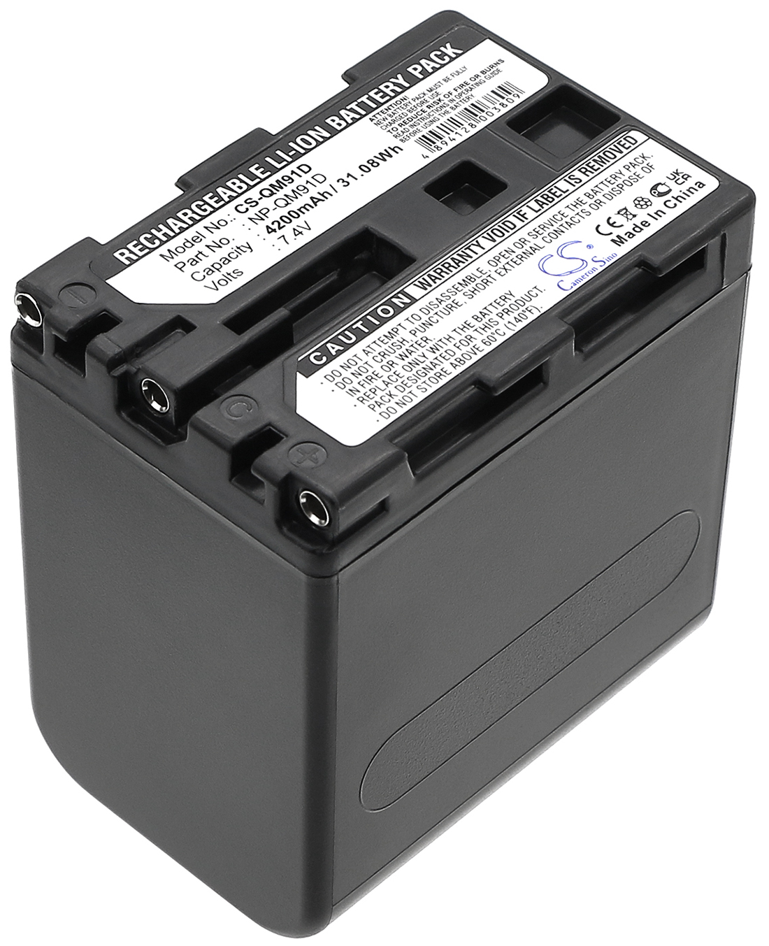 Sony NP-QM91D camera camcorder battery rechargeable replacement