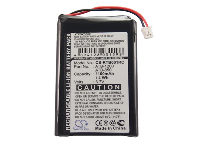 RTI T2B T2C T2Cs T3 ATB-1200 Audio remote controller battery