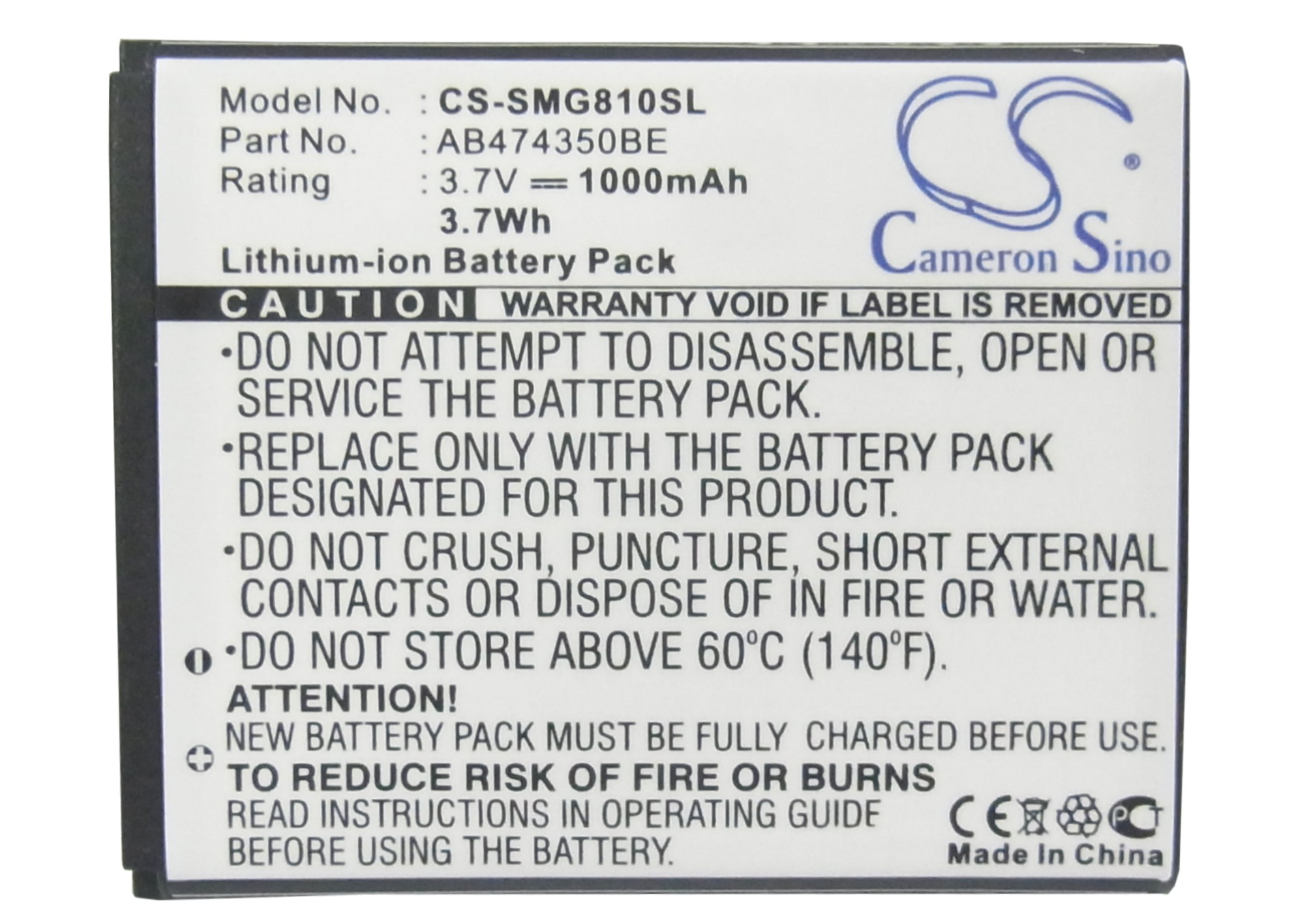 Samsung GT-B5722 GT-B5722C GT-C3610c GT-i6320c GT-i6330 battery