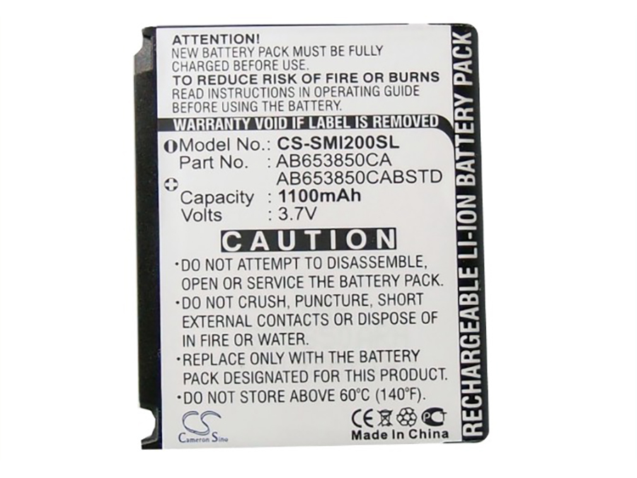 Samsung battery AB653850CA AB653850CABSTD AB653850CC Behold
