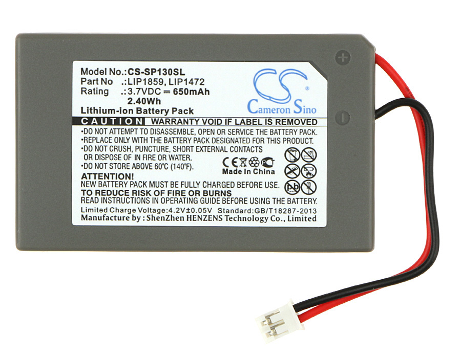 PlayStation-3 SIXAXIS PS3 LIP1859 1350mAh battery 3.7v rechargeable