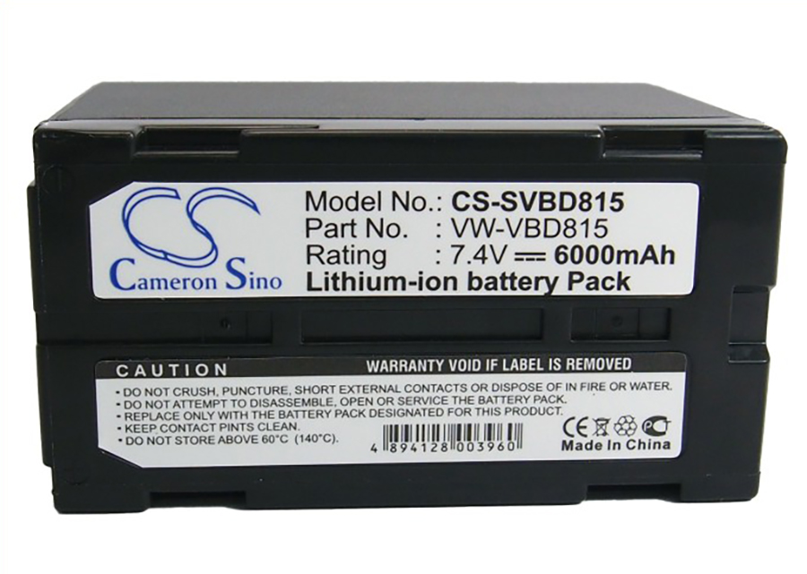 Panasonic VW-VBD815 camera camcorder battery rechargeable