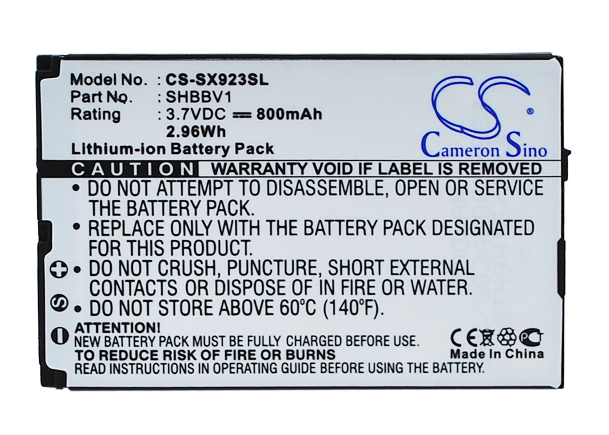 Sharp 9020C 923SH SHBBV1 for mobile Cell phone batteries