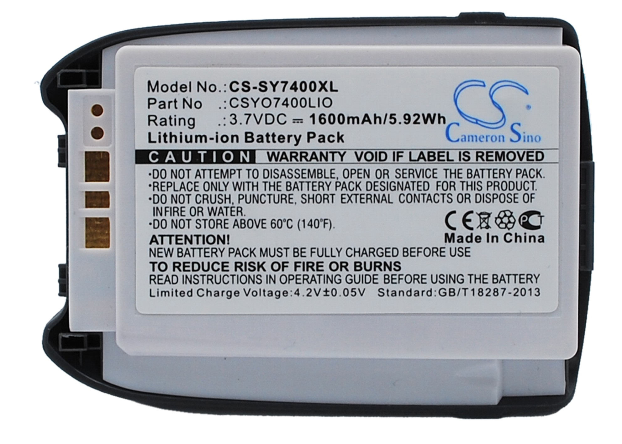 Sanyo SCP-7400 MM7400 MM-7400 battery replacement rechargeable