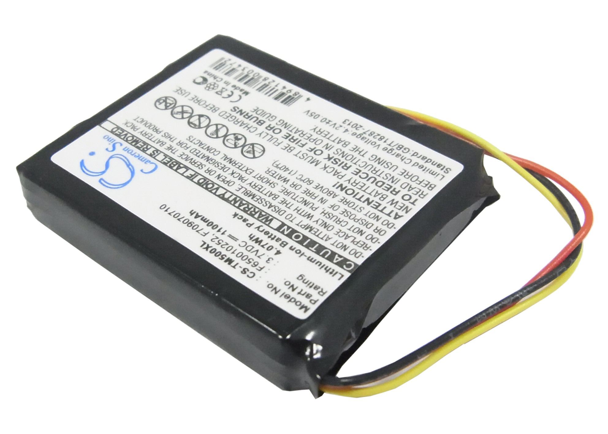 Tom-Tom ONE Europe Regional RIDER V2 replacement battery
