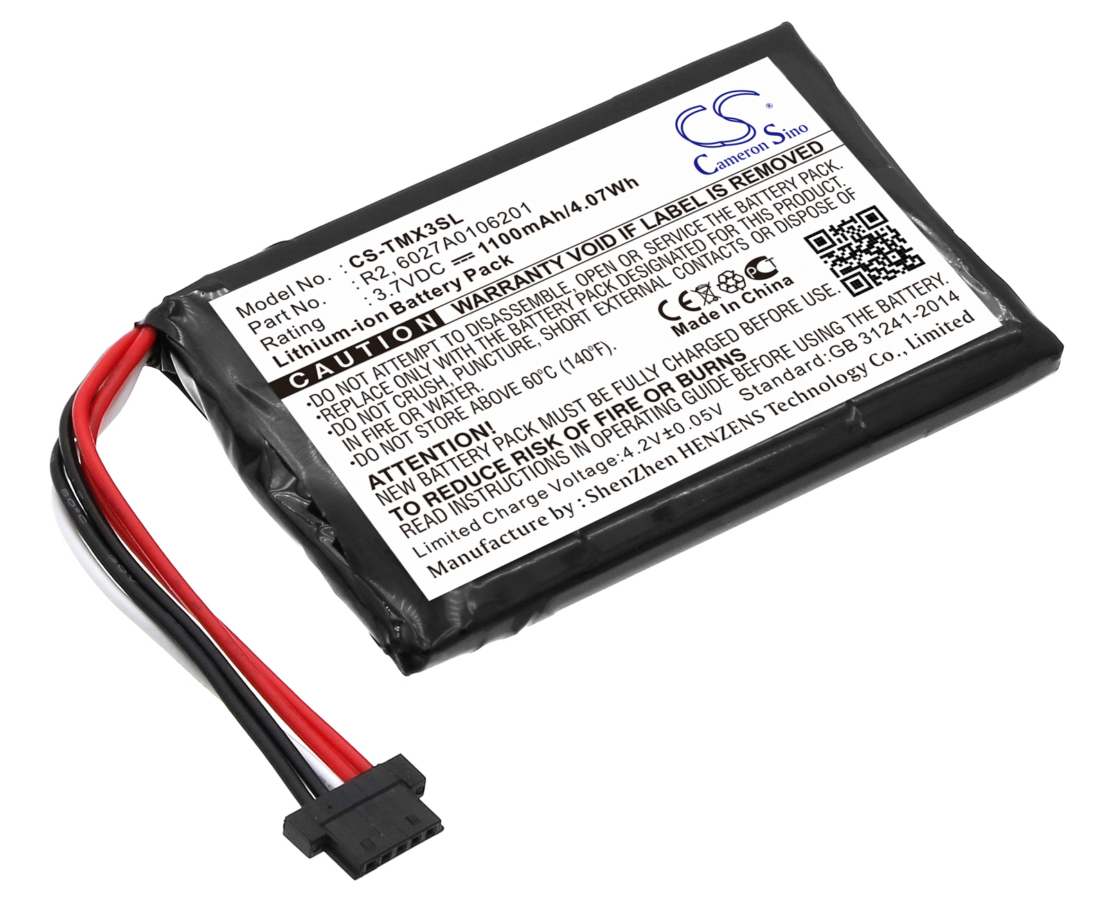 Tom-Tom 1EP0.029.01 4EP0.001.02 5EP0.029.01 XXL IQ Routes battery