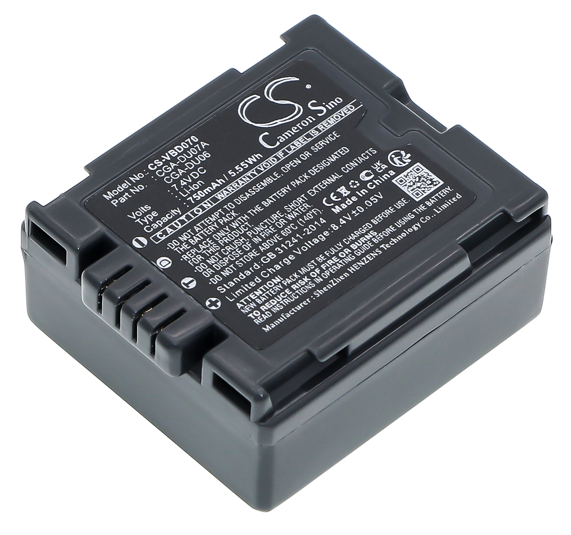 Hitachi CGR-DU06E/1B DZ-BP07P DZBP07PW DZ-BP07S battery
