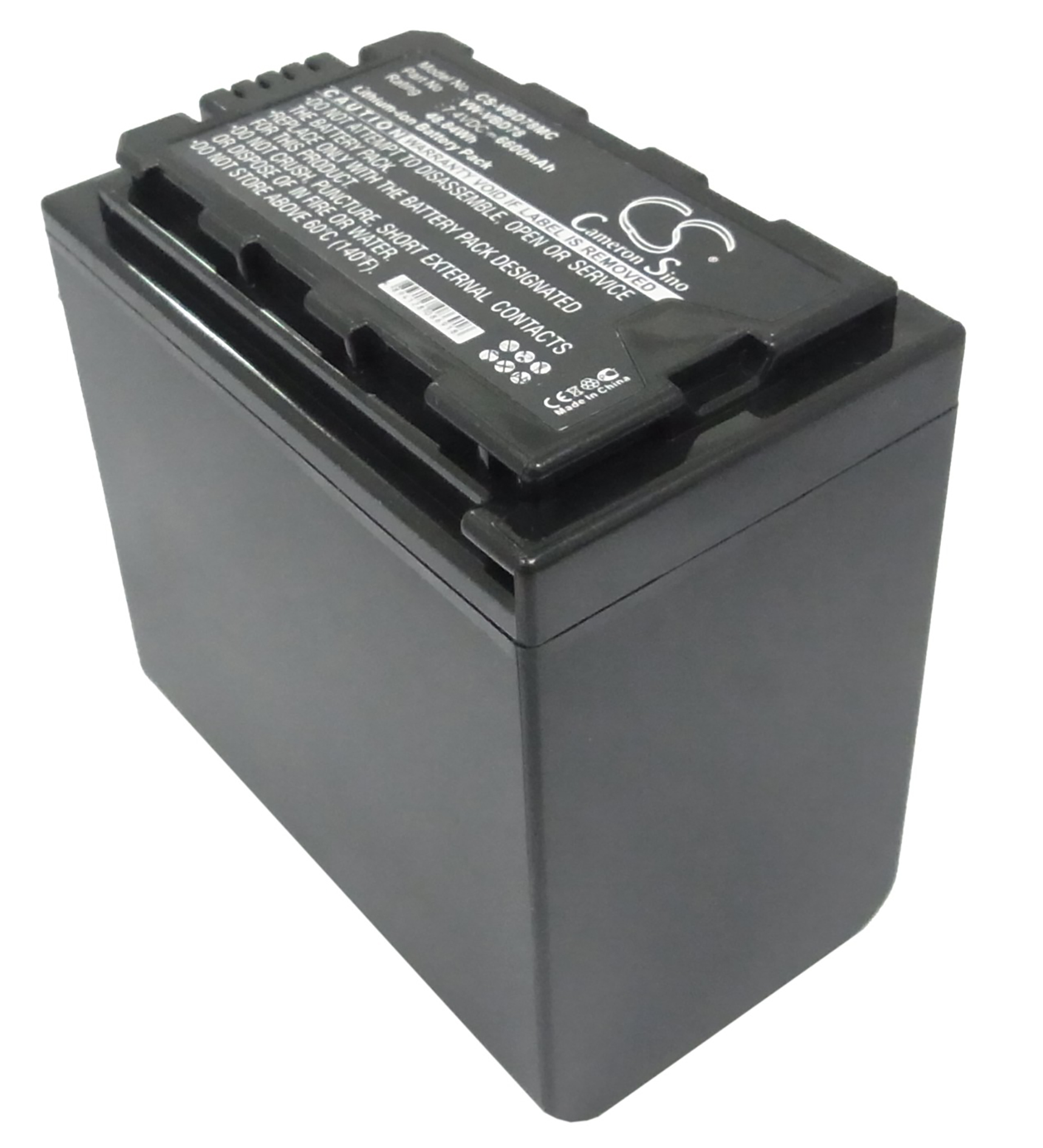 Panasonic VW-VBD78 HC-MDH2GK-K HC-MDH2M battery 6.6Ah 7.4V