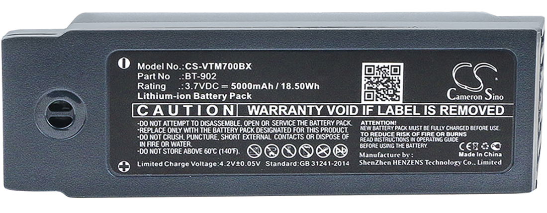 Vocollect A700 A710 A720 A730 battery 730044 BT-902 5ah 3.7v