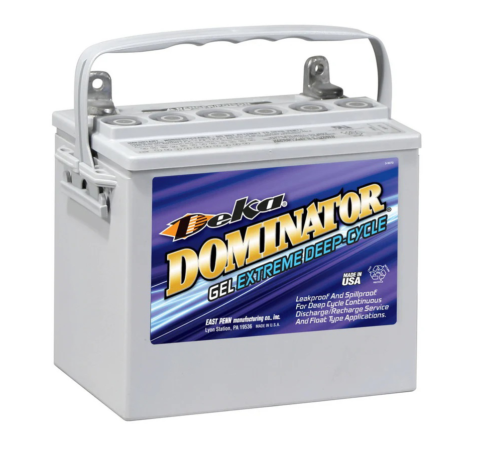Dekka-Dominator-8GU1H battery GEL 12v replacement