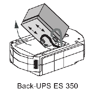 APC ES 500 battery removal, swap leads over