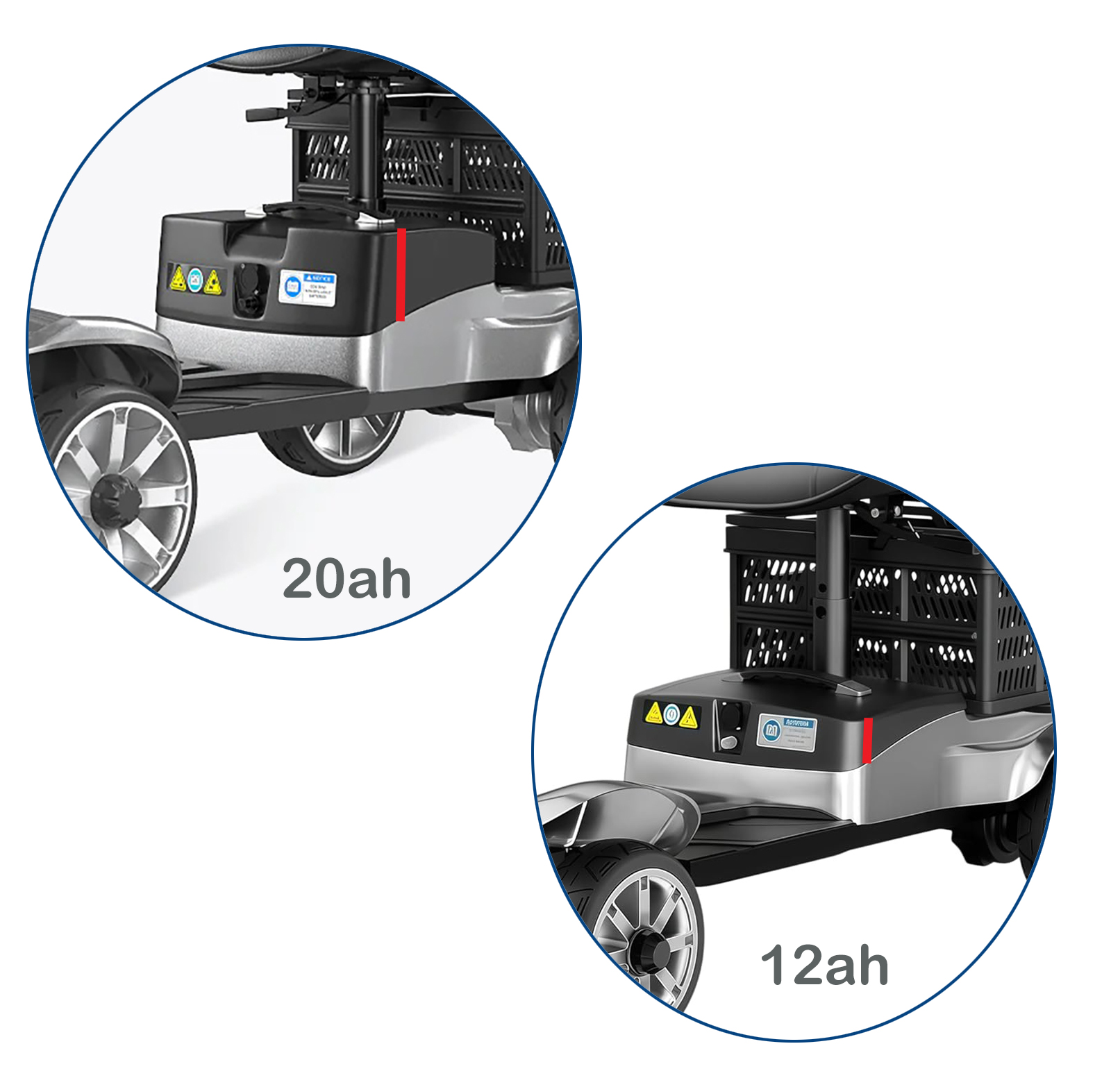 iCAN X-05 battery set replacement mobility scooter