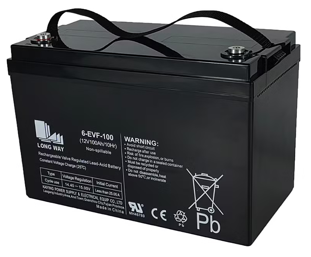 Long-Way-6-EVF-100 battery replacement 12v